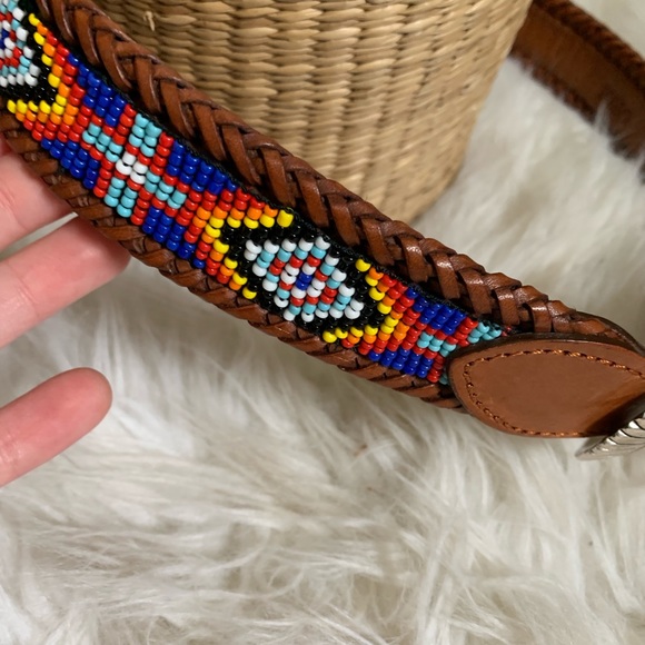 Vintage Accessories - 🌵Vintage boho beaded belt 🌵